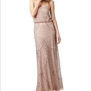 Adrianna Papell beaded gown